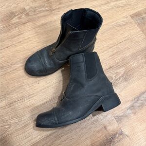 Ariat Kids Scout Zip Paddock Boot Leather Zipper Boots